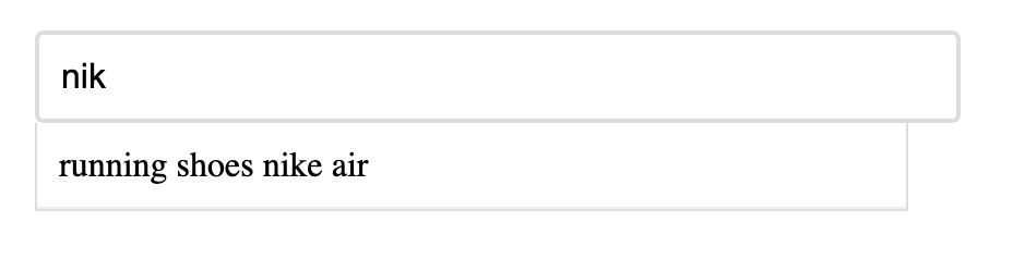 Typeahead Interface
